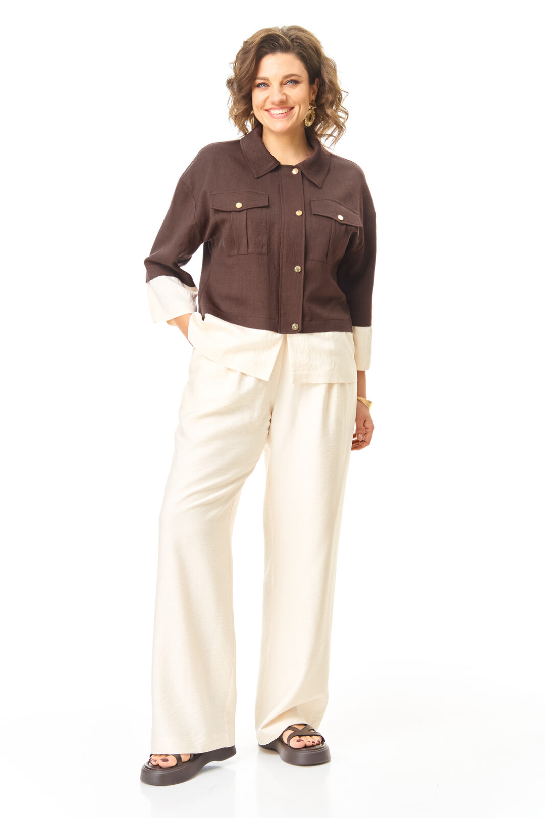 Костюм Vi oro 1251 шоколад - фото 5