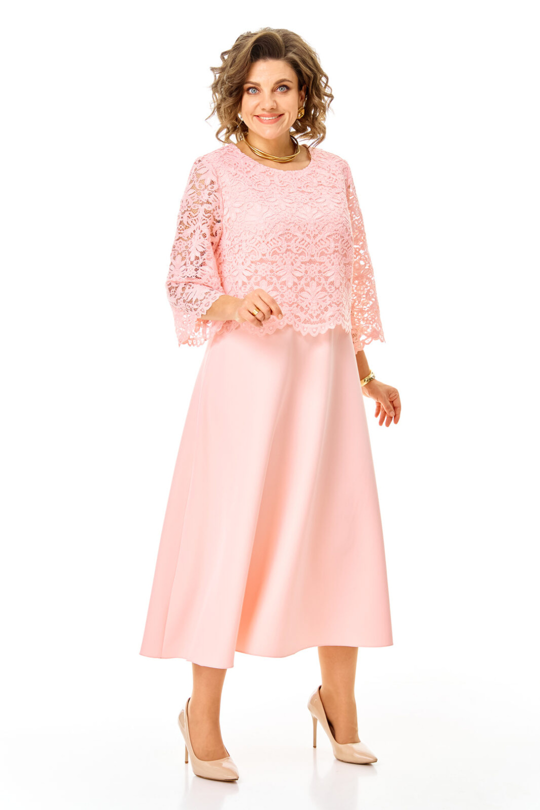 Платье Vi oro 1253 пудра