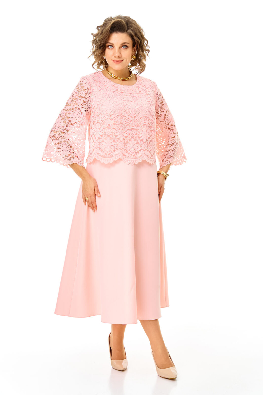 Платье Vi oro 1253 пудра