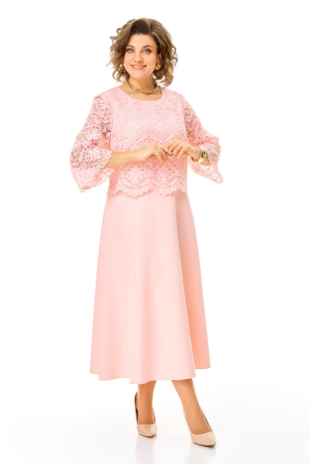 Платье Vi oro 1253 пудра