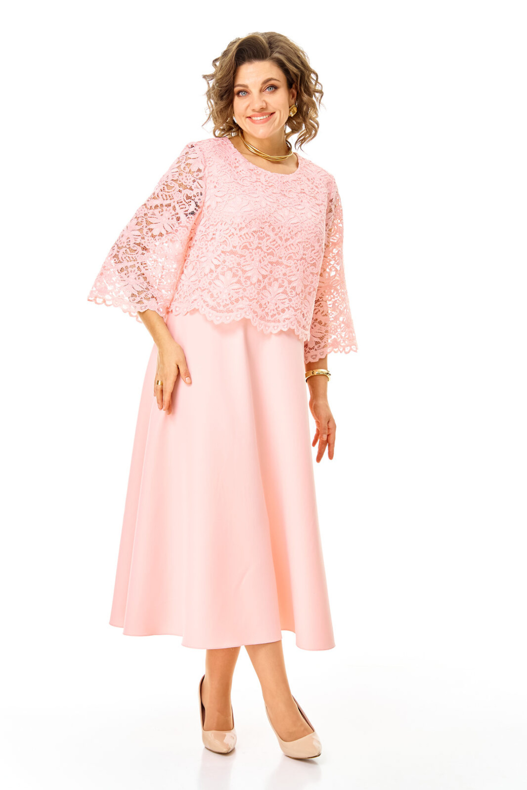 Платье Vi oro 1253 пудра