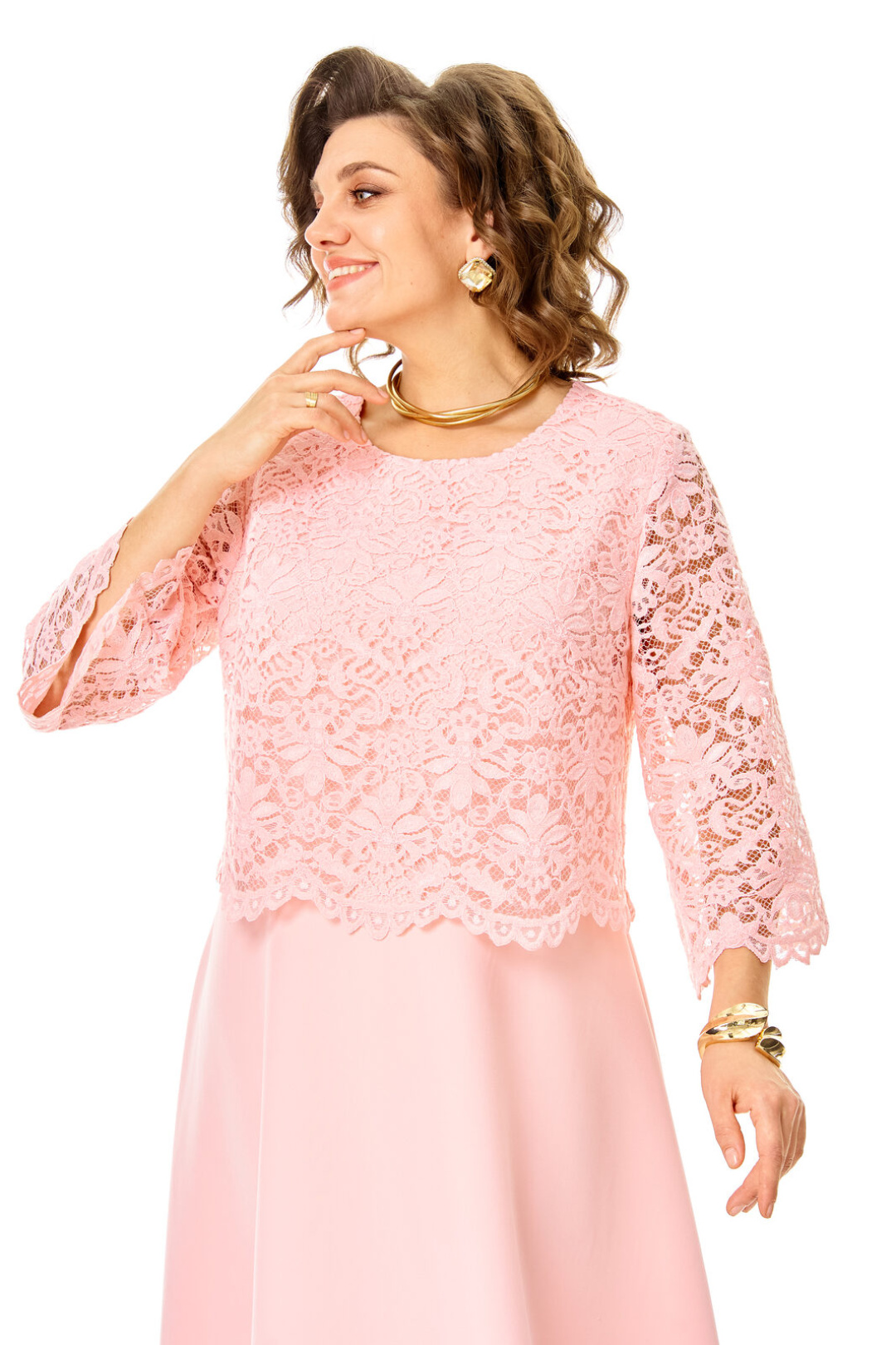 Платье Vi oro 1253 пудра