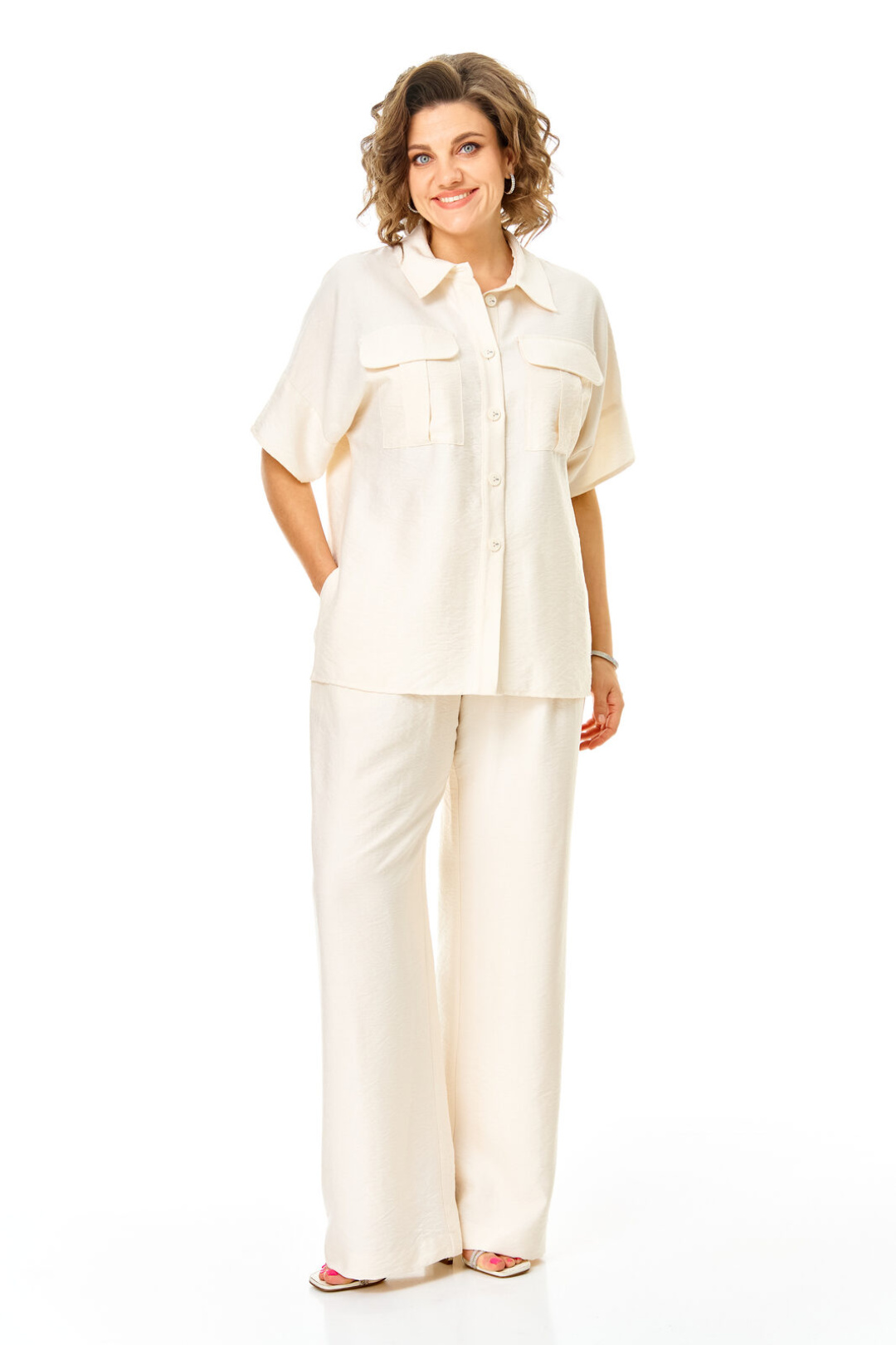 Костюм Vi oro 1257 молоко - фото 5