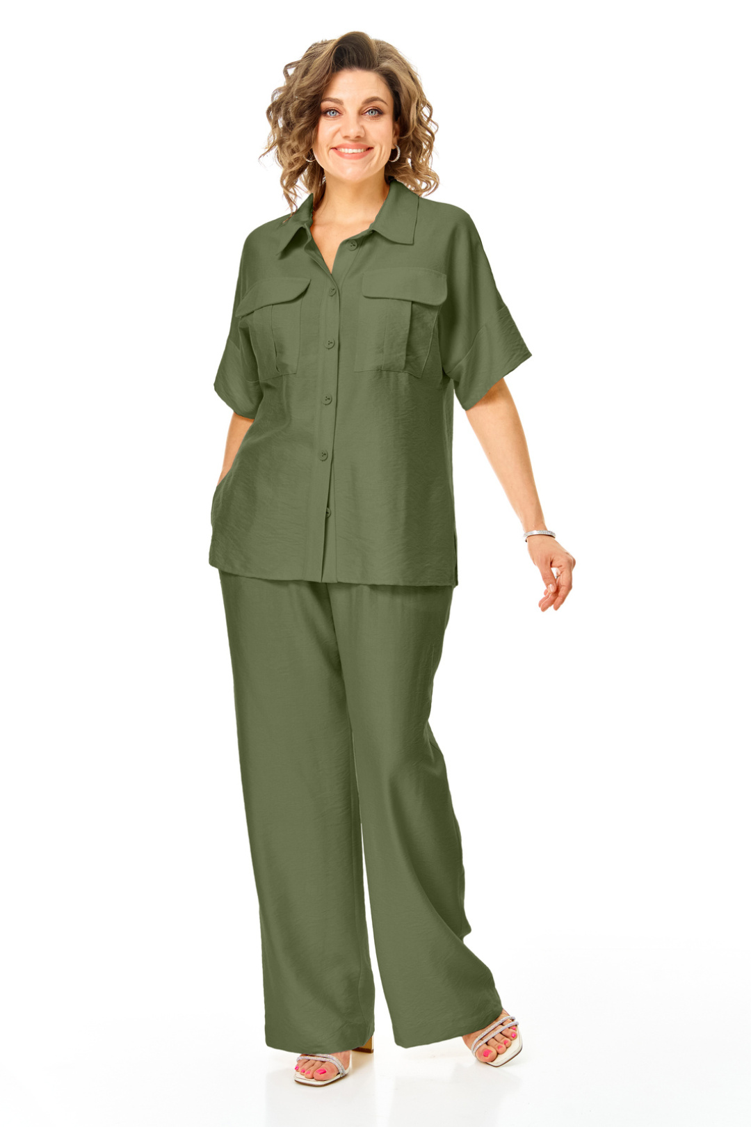 Костюм Vi oro 1257 оливка - фото 1