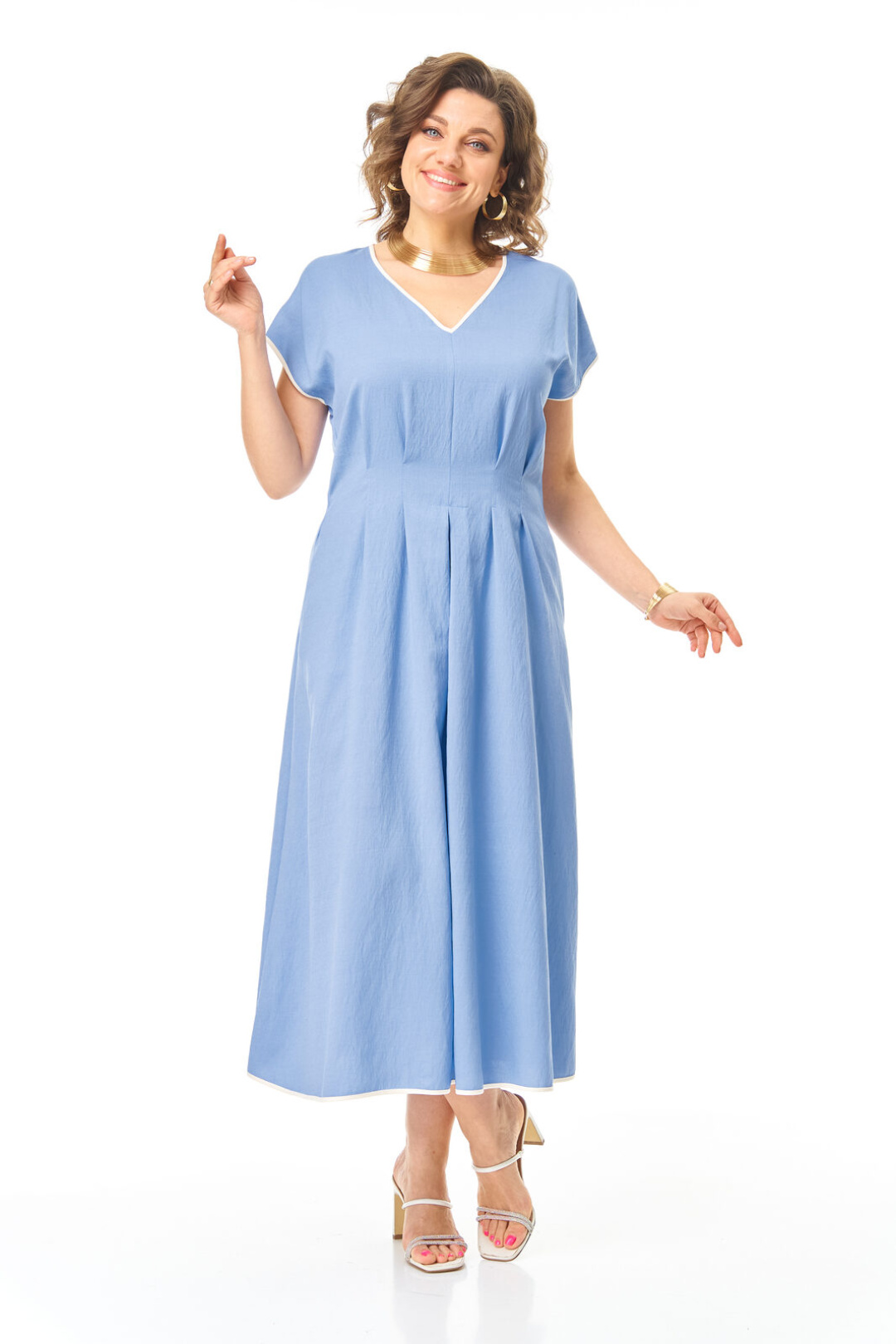 Платье Vi oro 1258 голубой