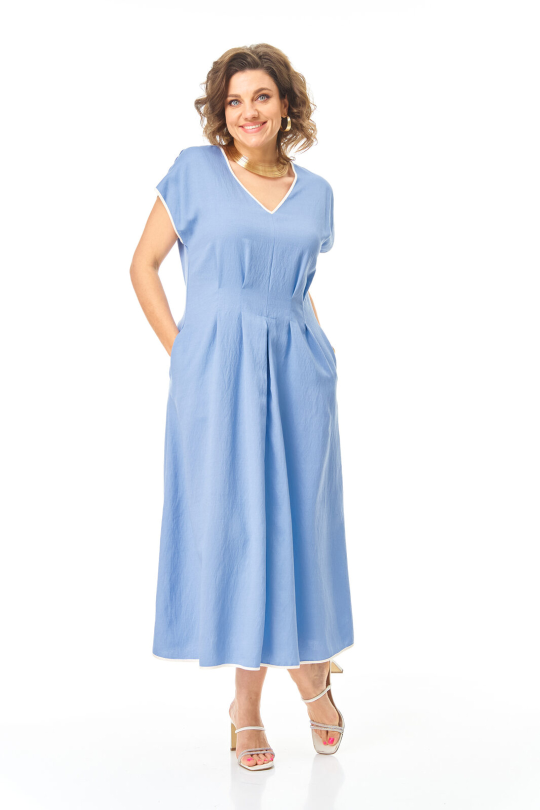 Платье Vi oro 1258 голубой