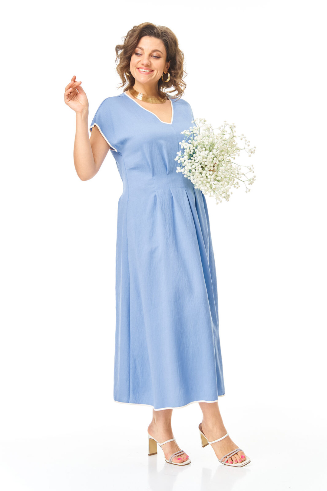 Платье Vi oro 1258 голубой