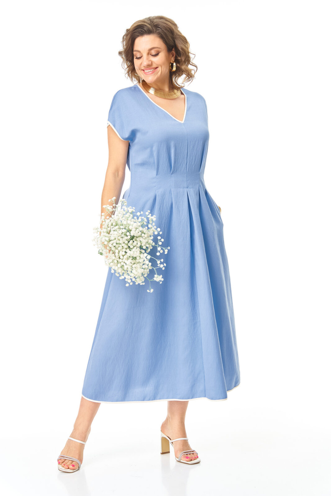 Платье Vi oro 1258 голубой