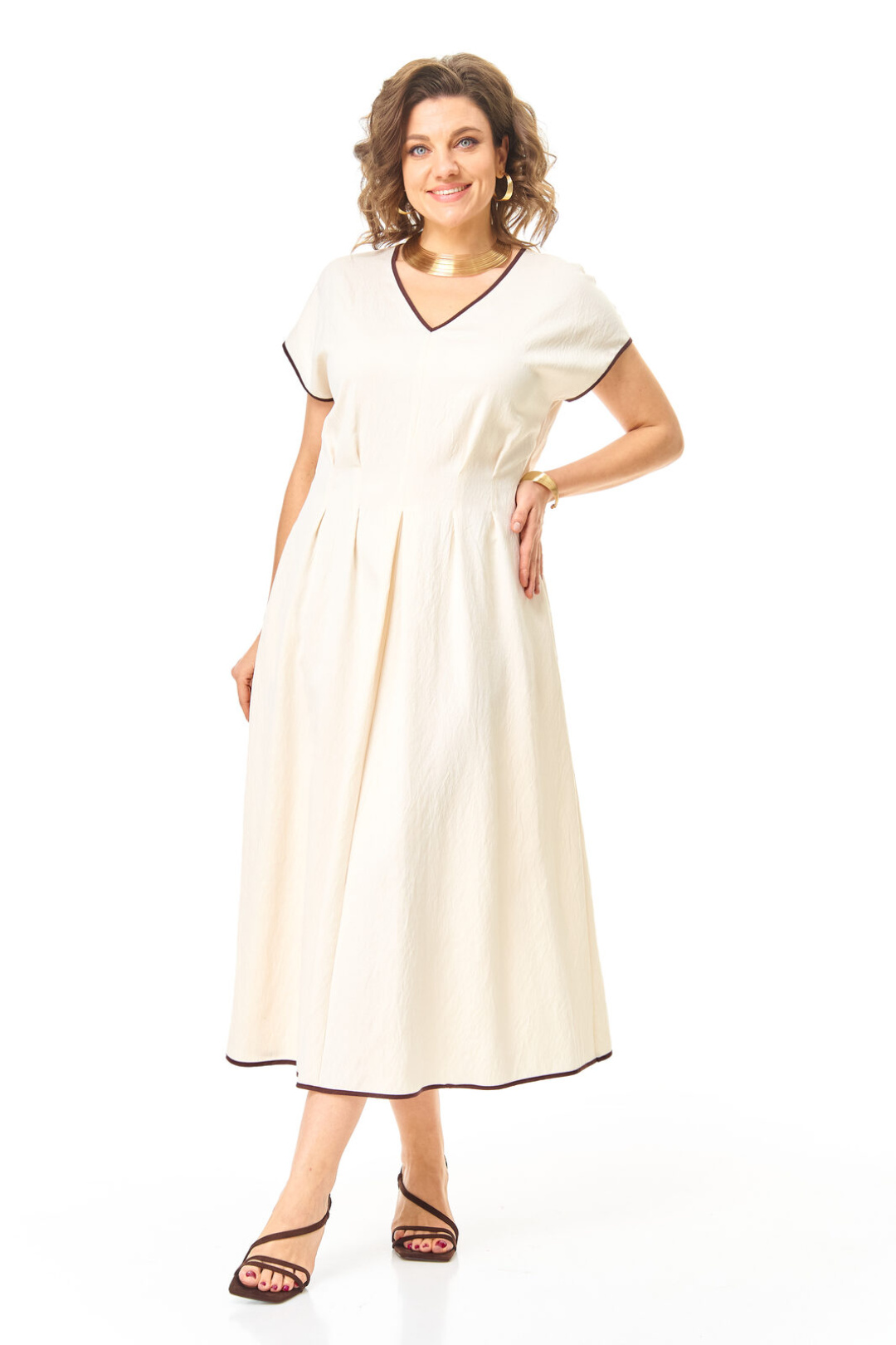 Платье Vi oro 1258 молоко