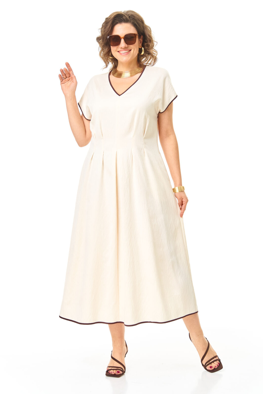 Платье Vi oro 1258 молоко