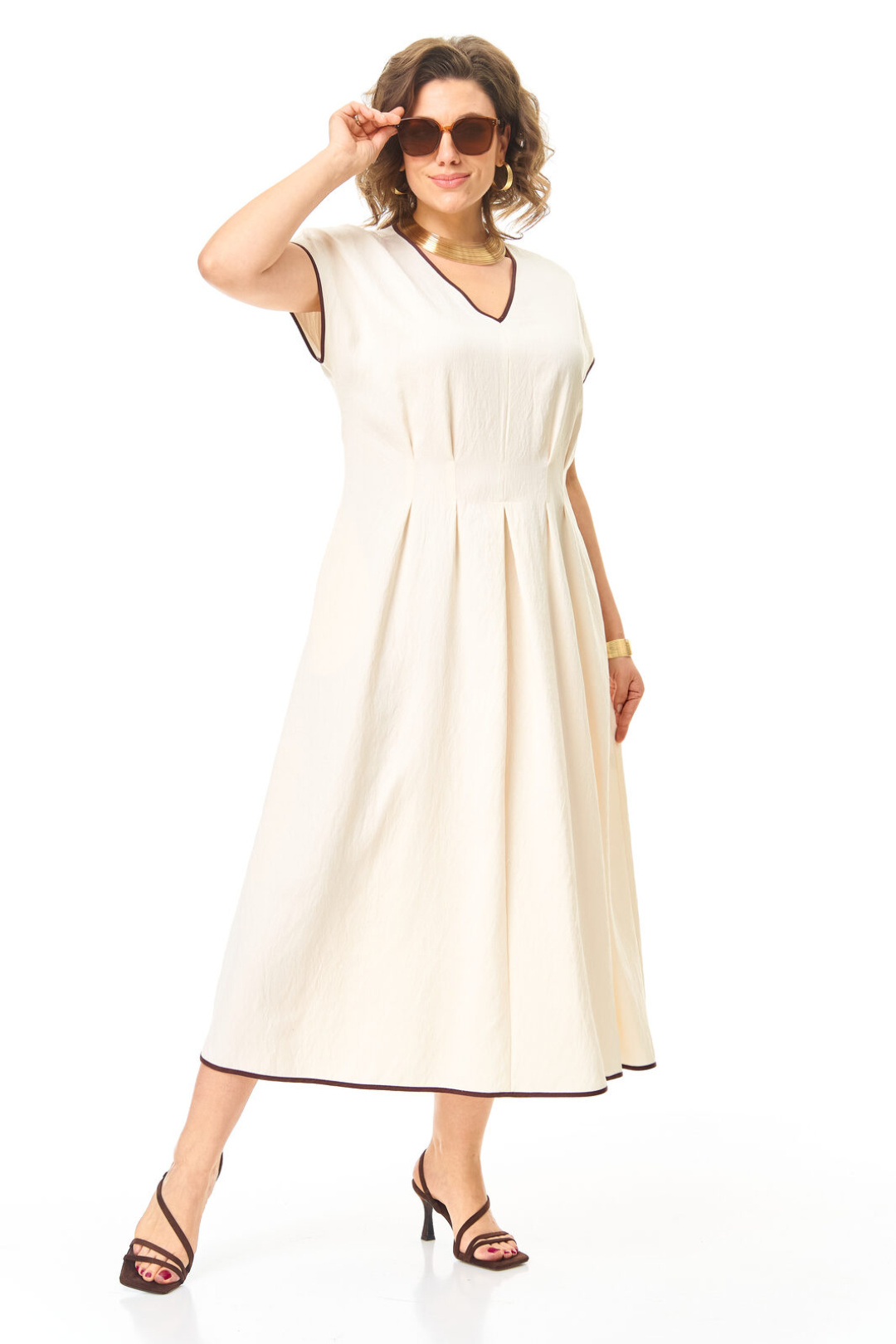 Платье Vi oro 1258 молоко