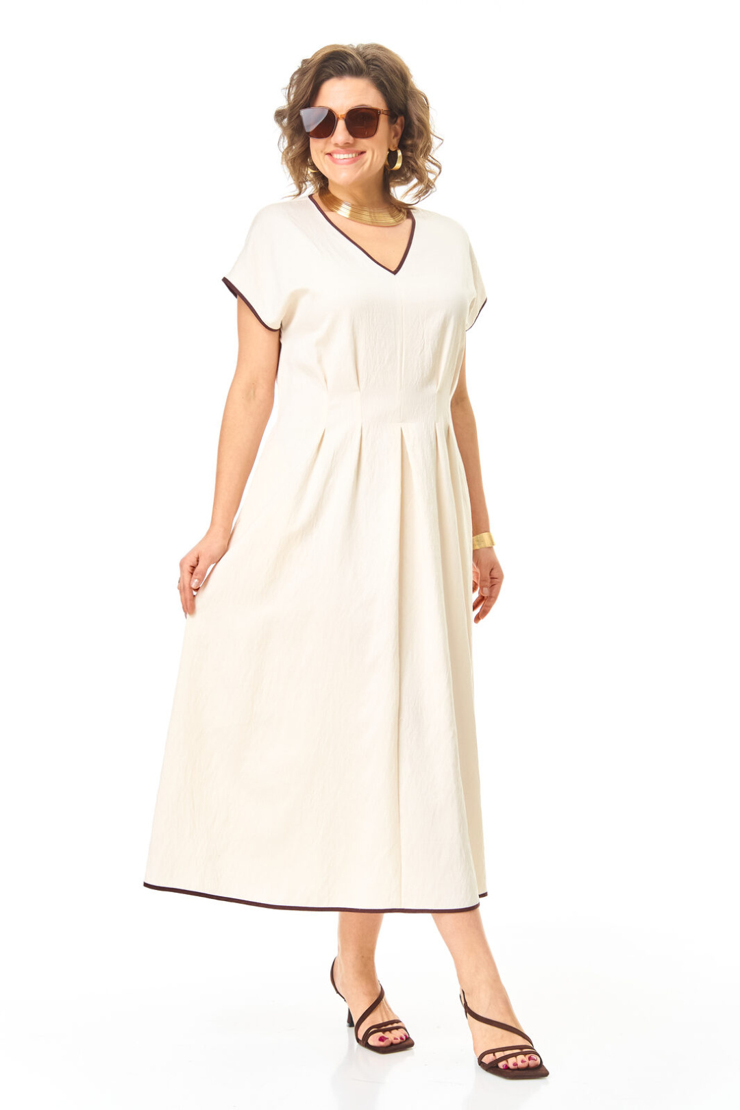 Платье Vi oro 1258 молоко