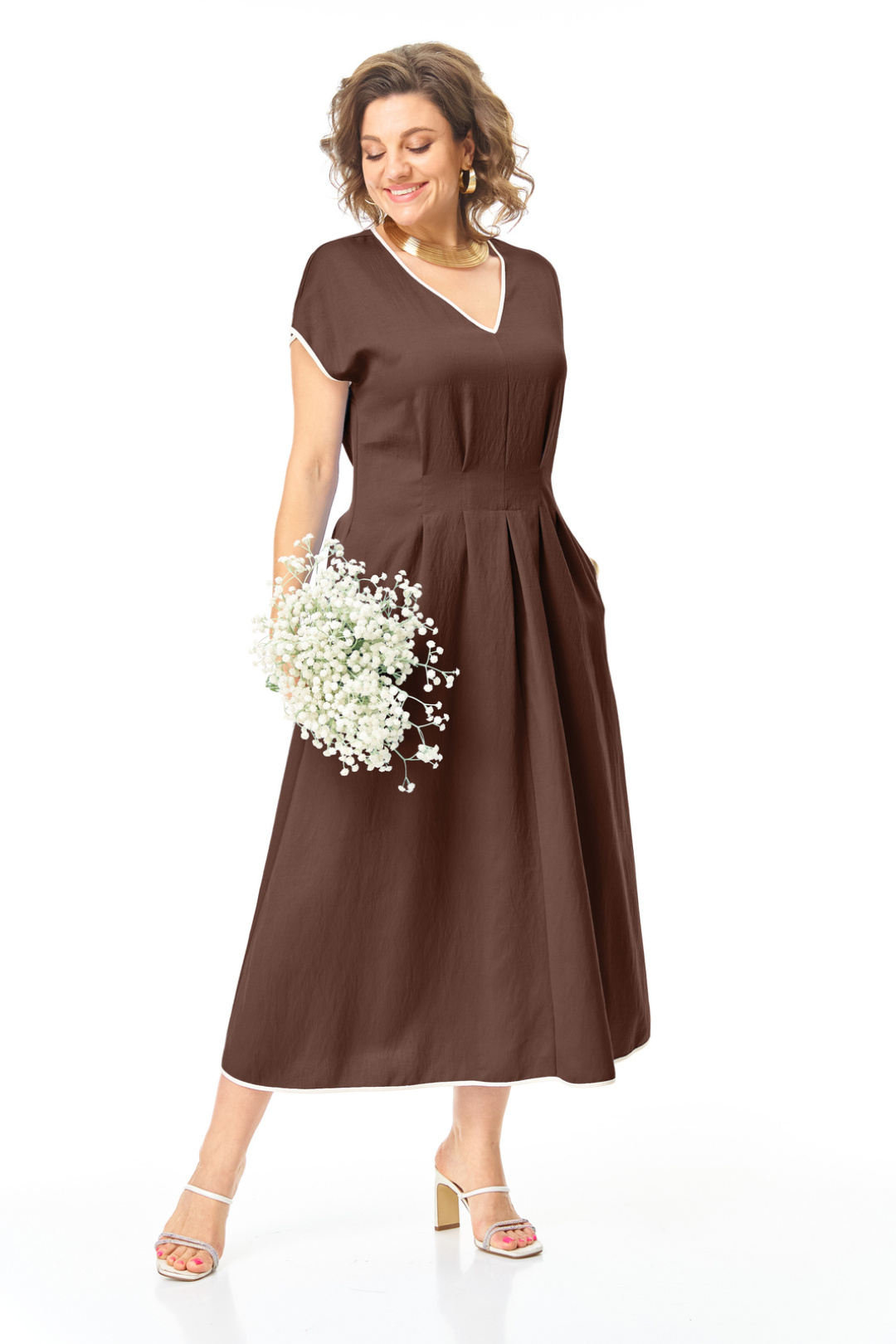 Платье Vi oro 1258 шоколад
