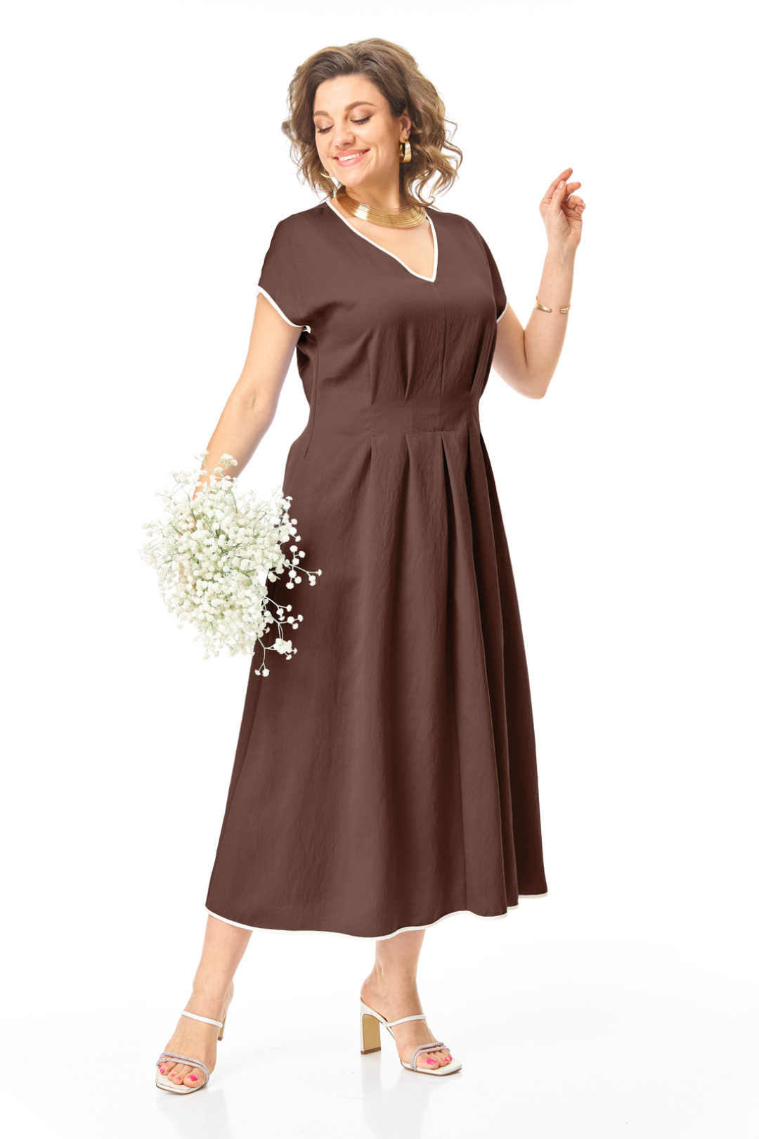 Платье Vi oro 1258 шоколад