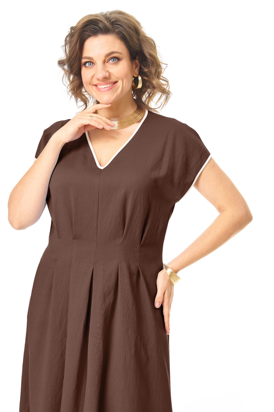 Платье Vi oro 1258 шоколад