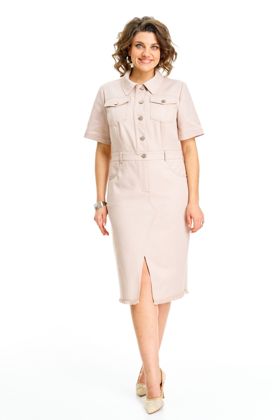 Платье Vi oro 1259 бежевый