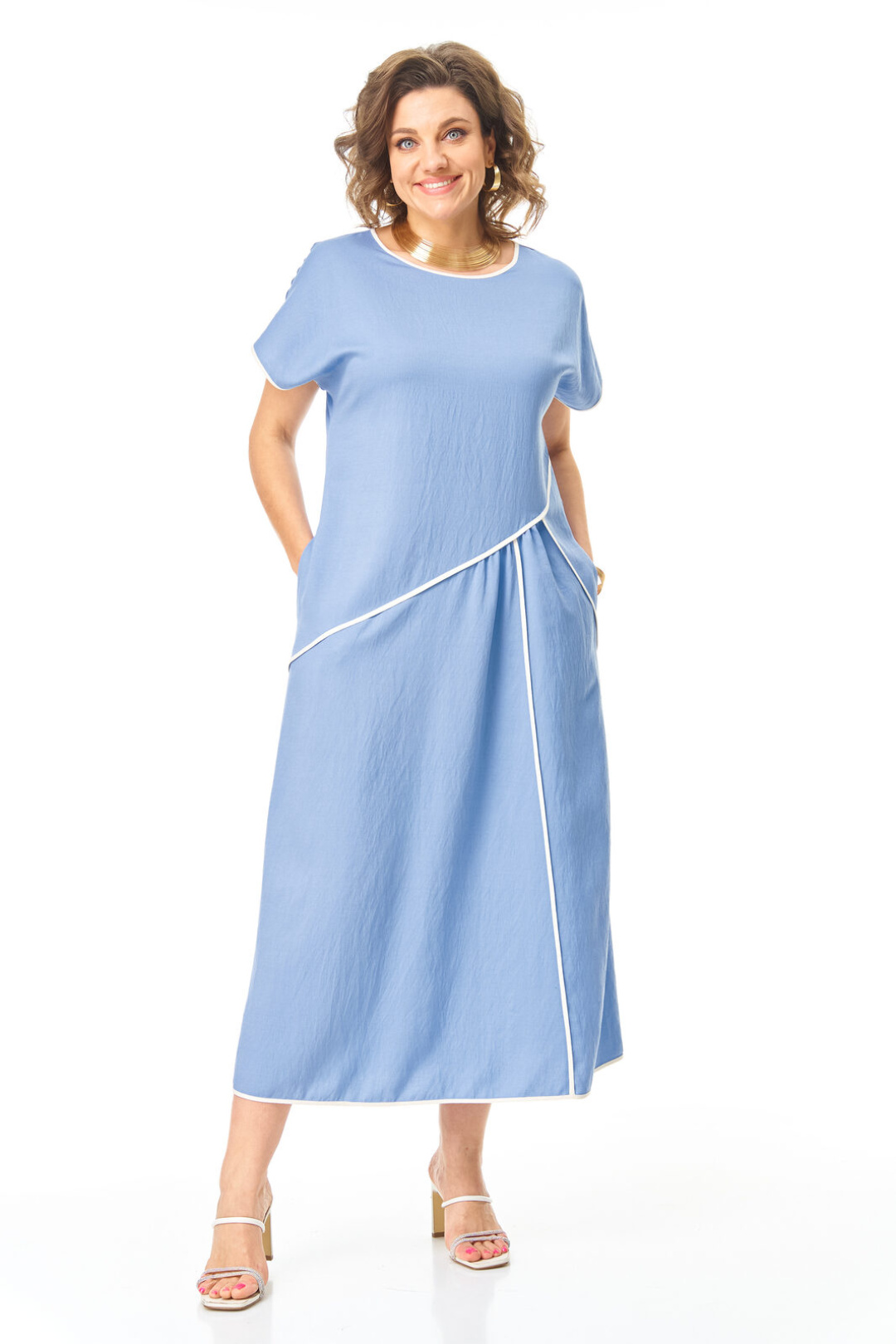 Платье Vi oro 1260 голубой