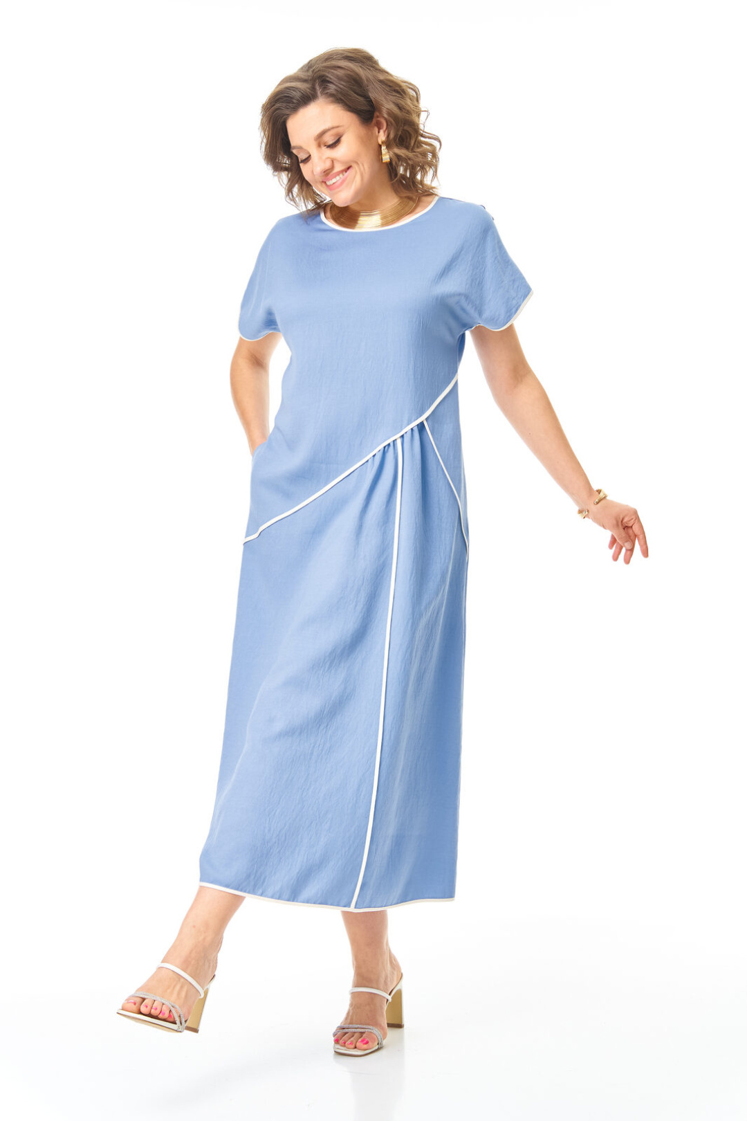 Платье Vi oro 1260 голубой