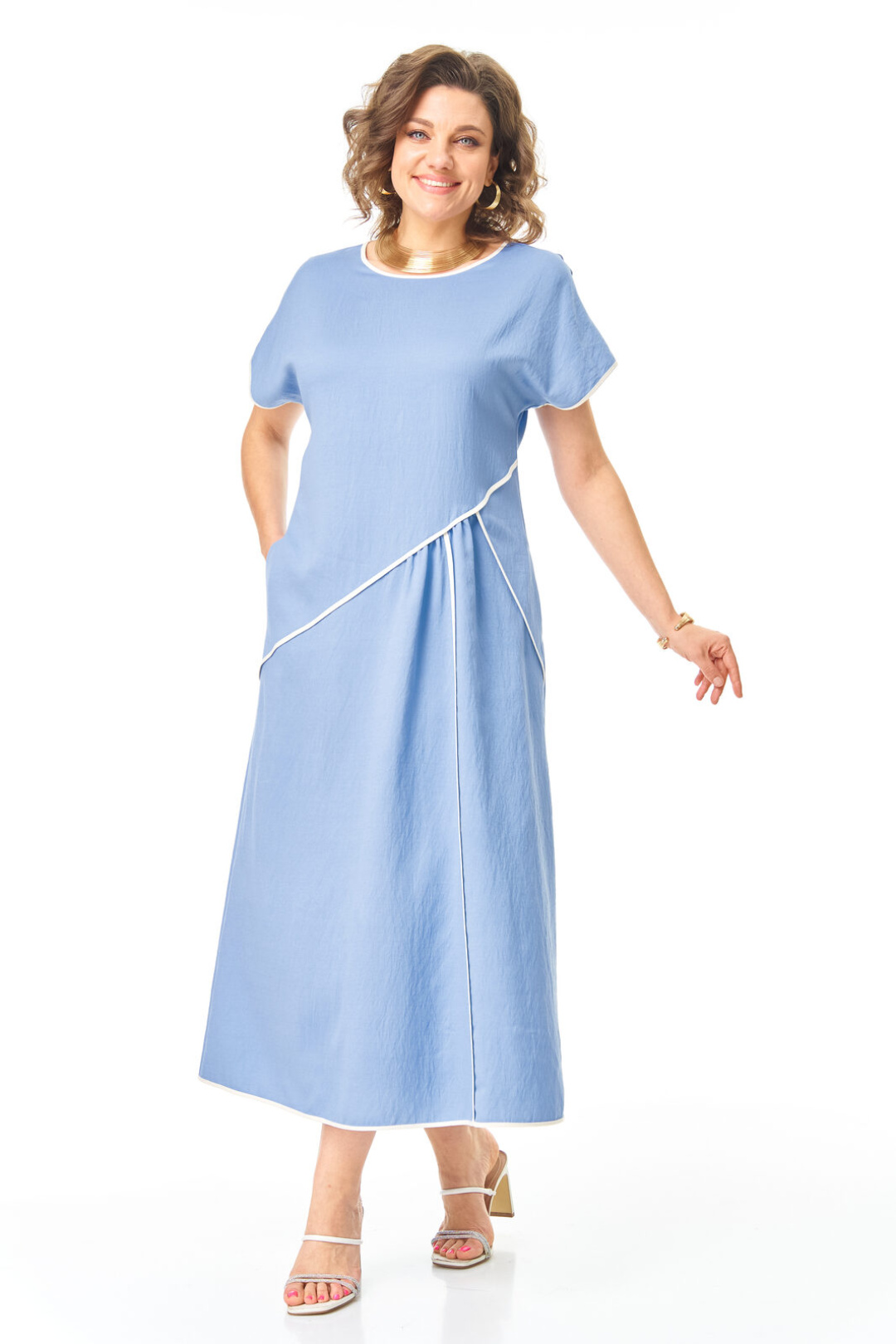 Платье Vi oro 1260 голубой