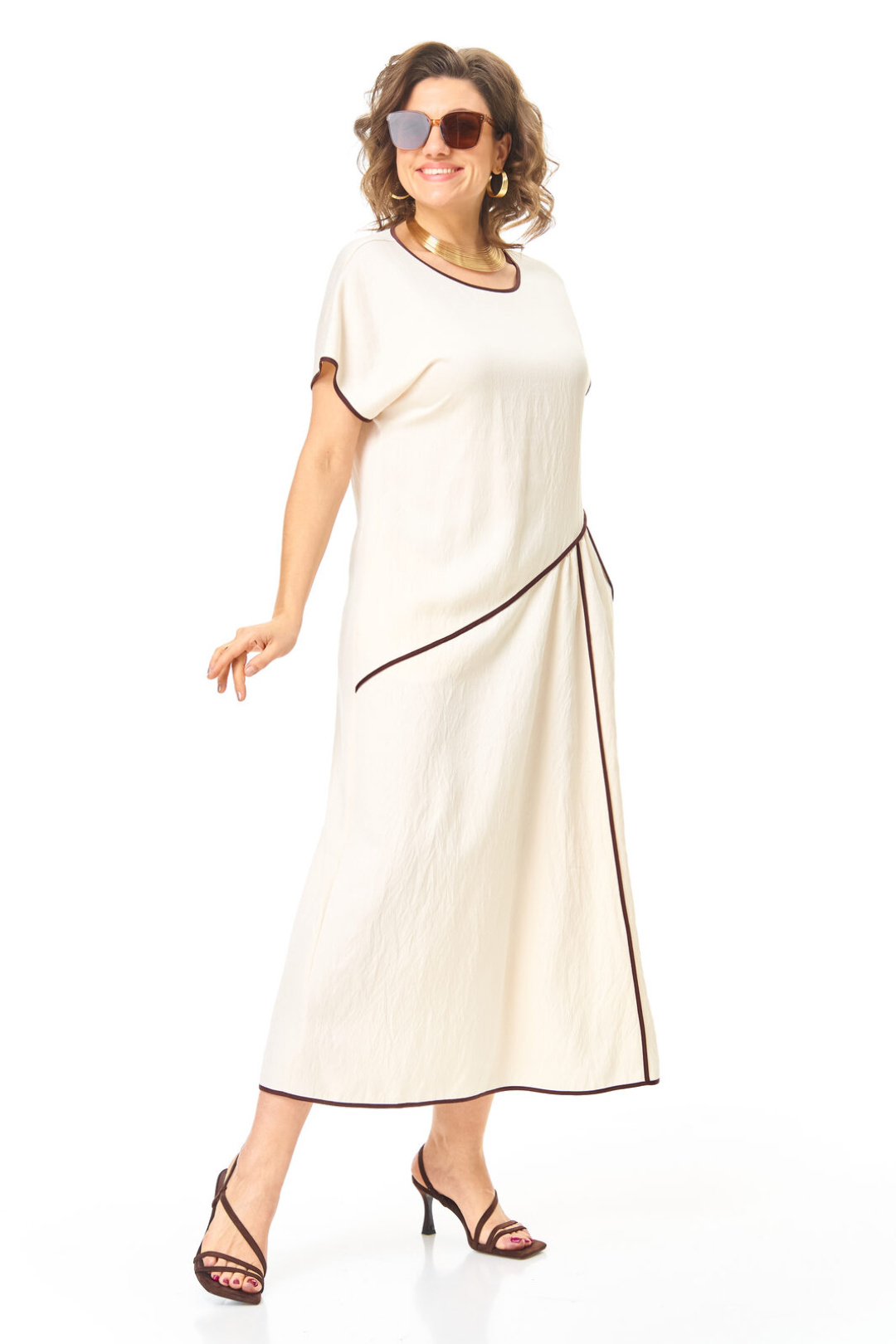 Платье Vi oro 1260 молоко