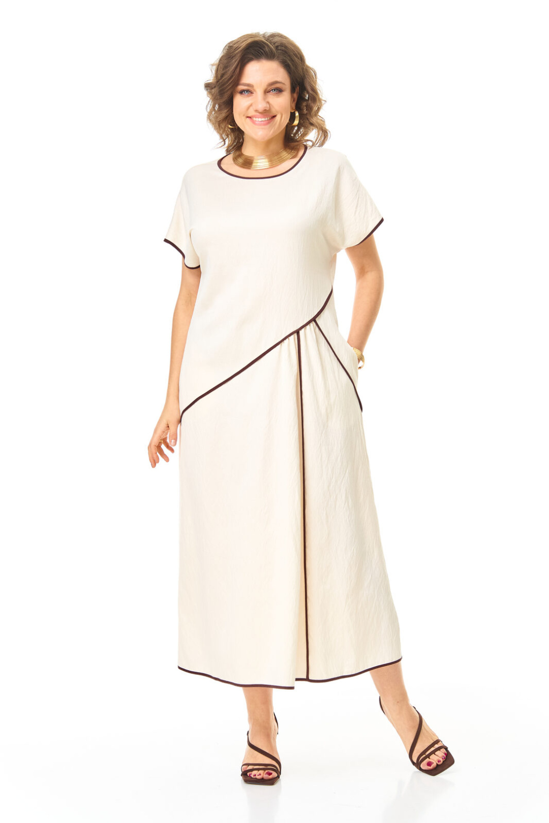 Платье Vi oro 1260 молоко