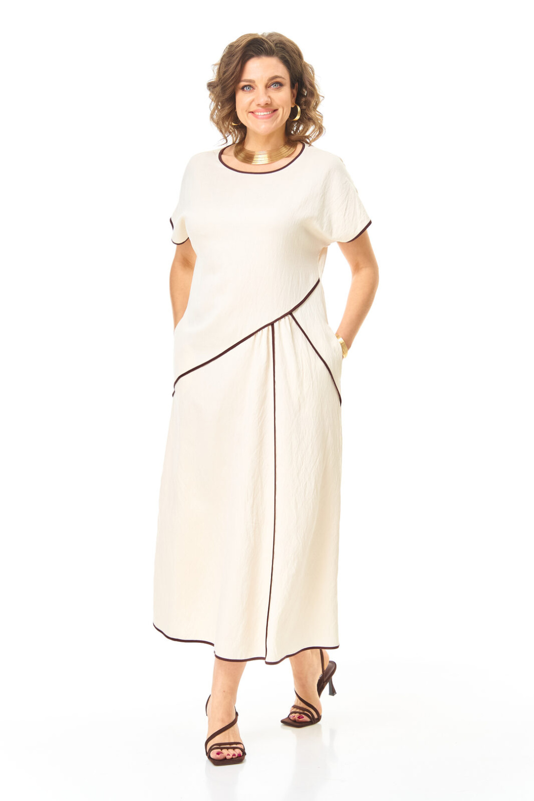 Платье Vi oro 1260 молоко