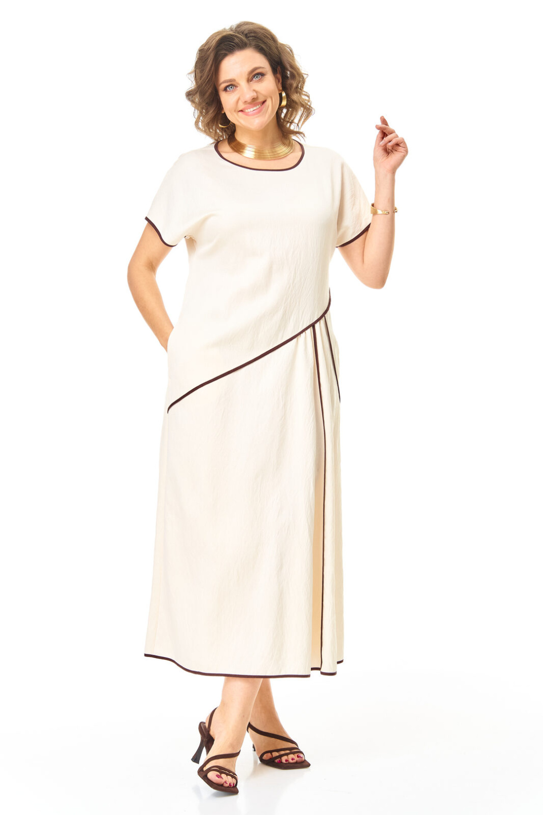 Платье Vi oro 1260 молоко