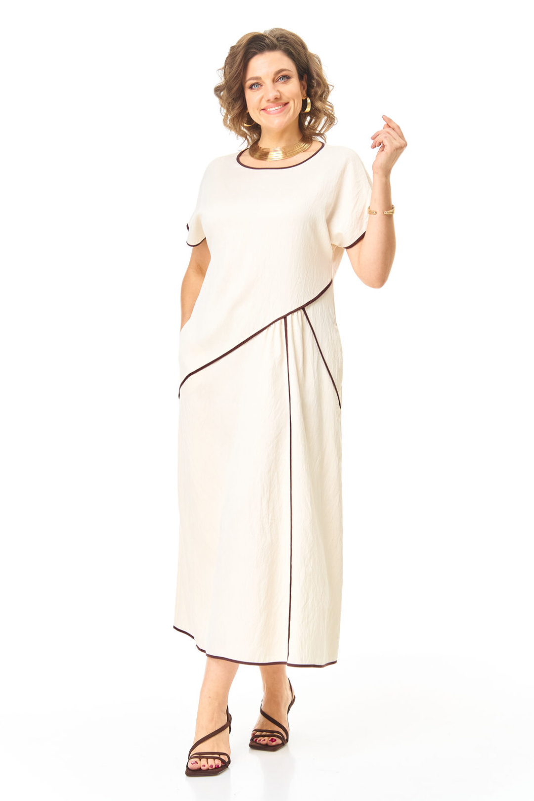 Платье Vi oro 1260 молоко