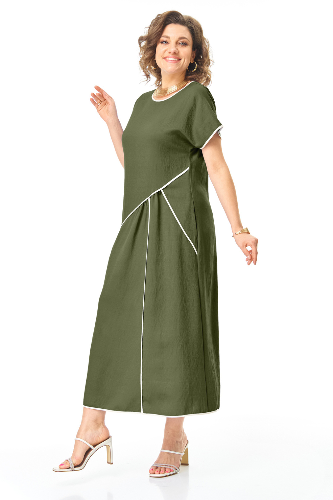 Платье Vi oro 1260 оливка