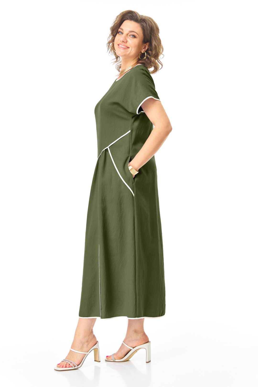 Платье Vi oro 1260 оливка