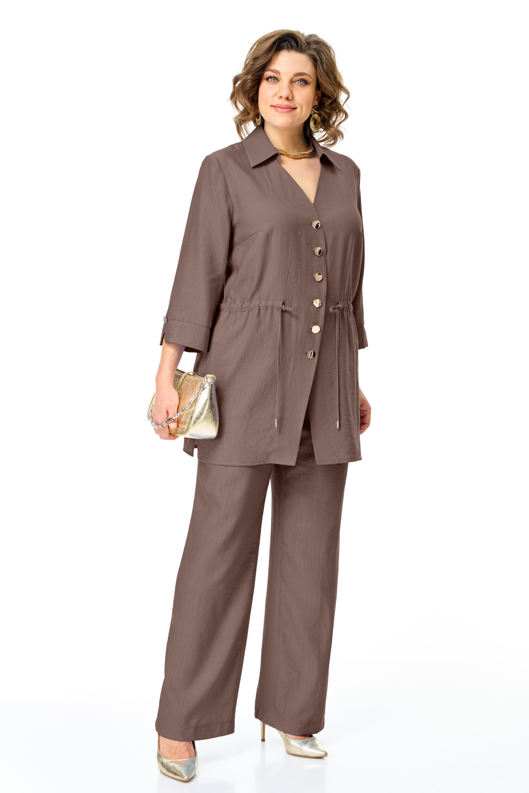 Костюм Vi oro 1261 шоколад - фото 5