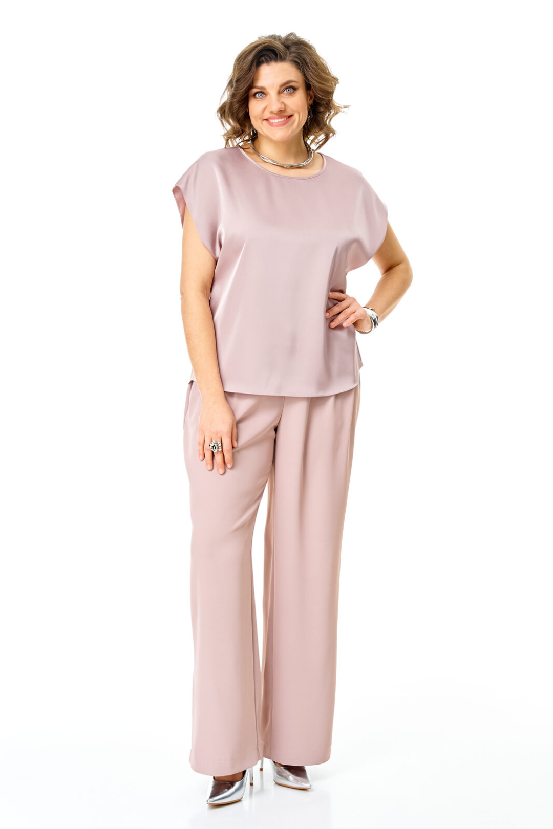 Костюм Vi oro 1262 пыльная роза - фото 4