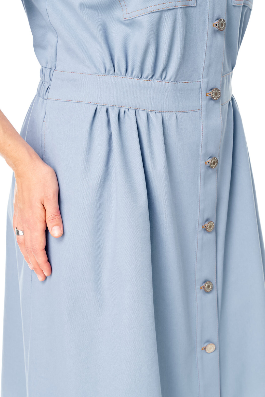 Платье Vi oro 1263 голубой дым