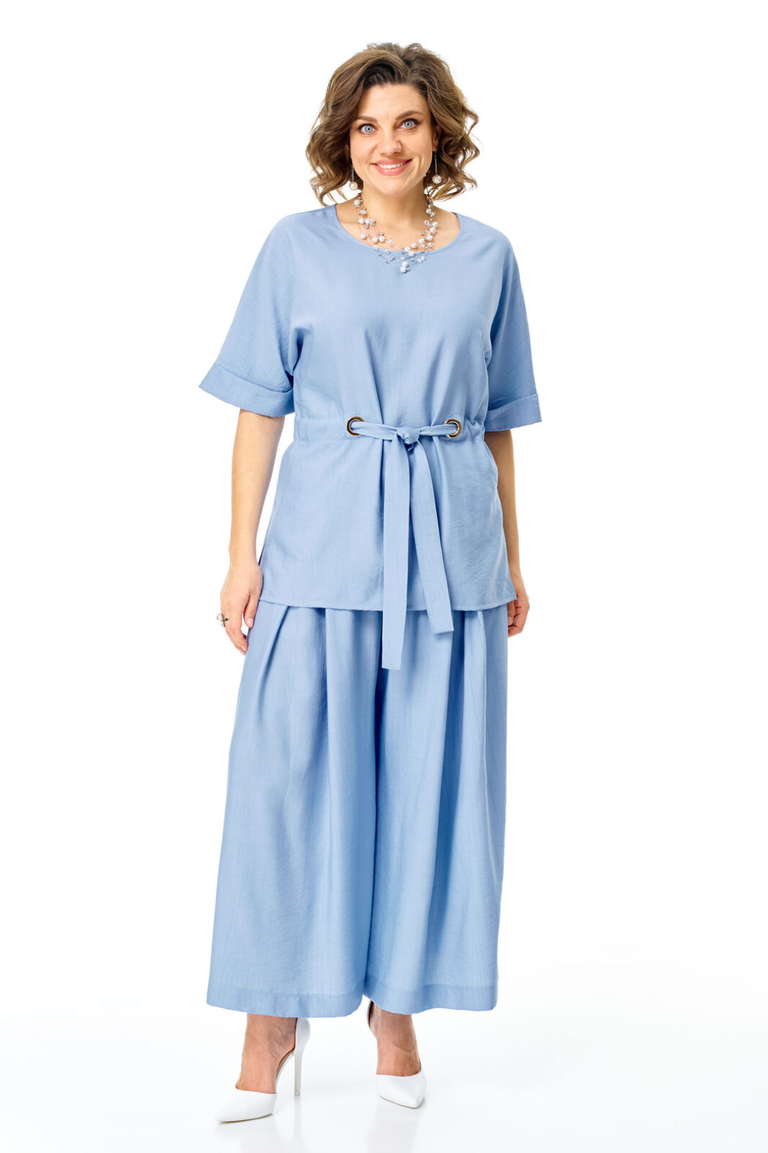 Костюм Vi oro 1267 голубой - фото 1