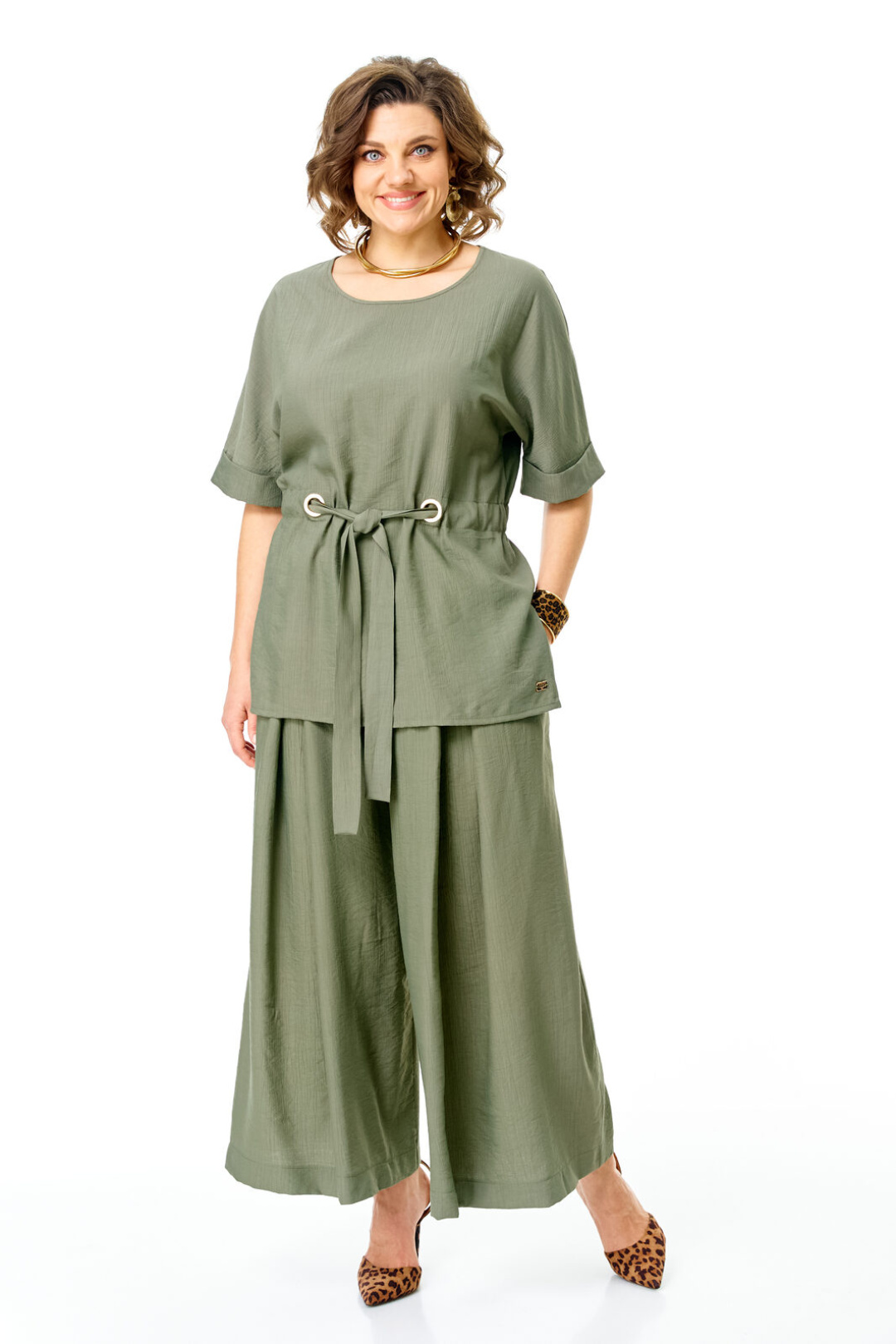 Костюм Vi oro 1267 оливка - фото 1