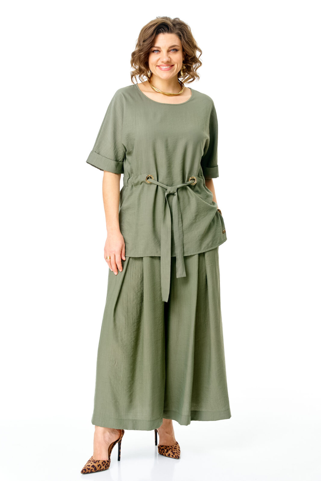 Костюм Vi oro 1267 оливка - фото 2