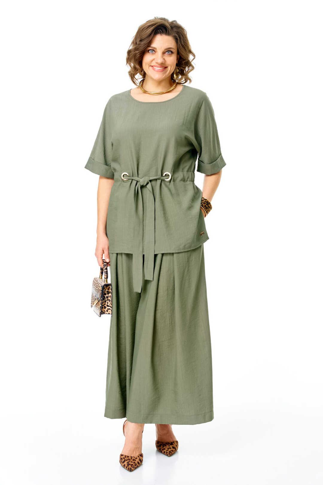 Костюм Vi oro 1267 оливка - фото 5