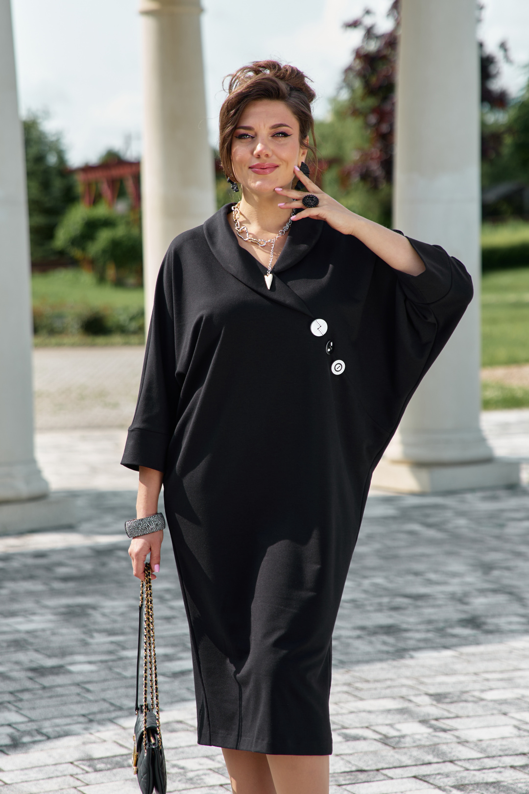 Платье Vittoria Queen 25343 черный - фото 1