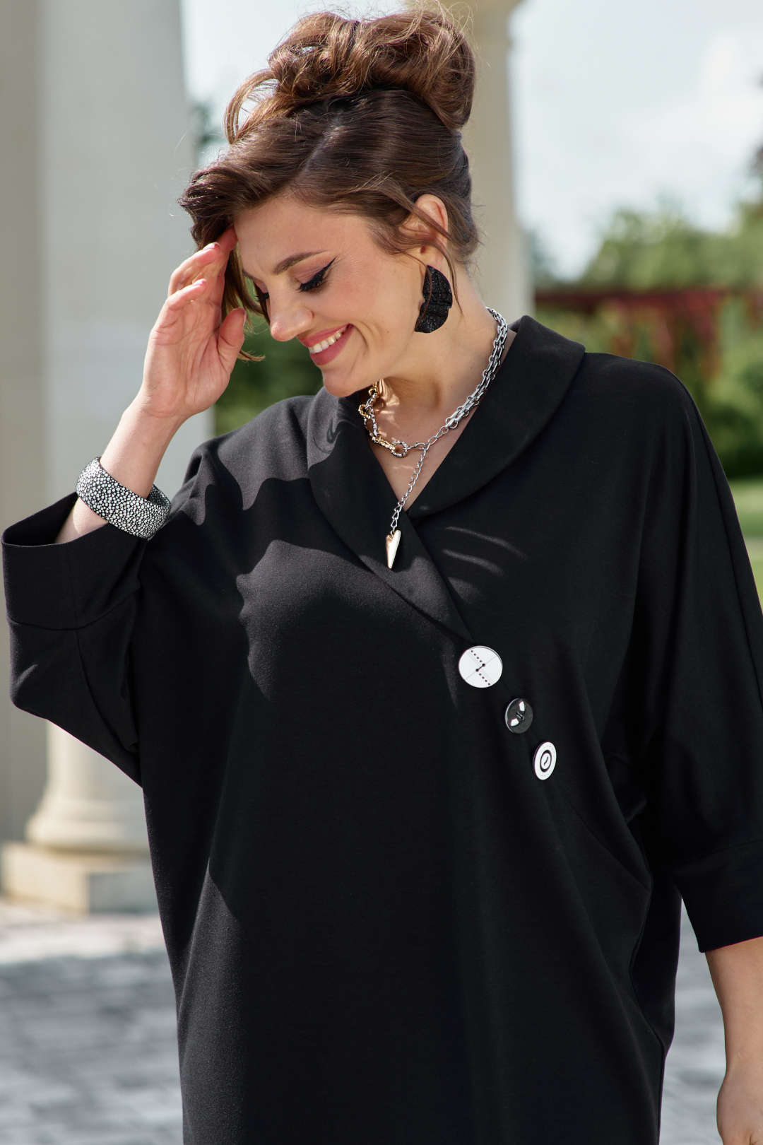 Платье Vittoria Queen 25343 черный - фото 2