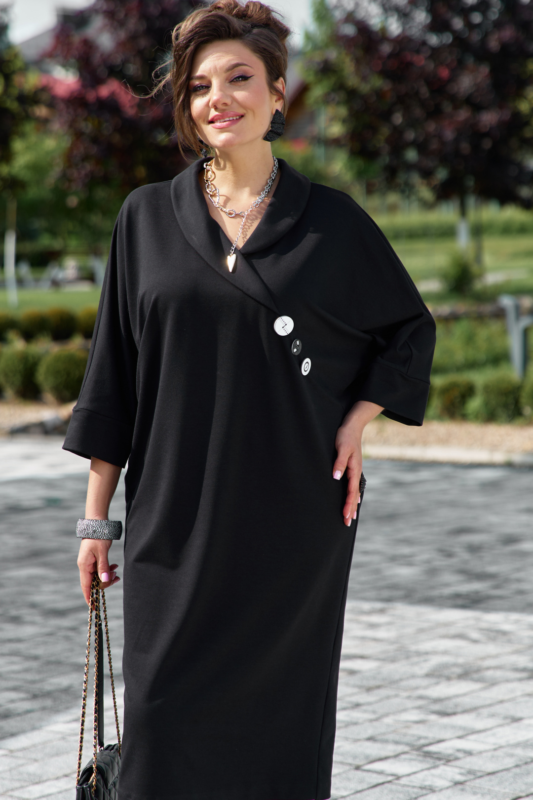 Платье Vittoria Queen 25343 черный - фото 4