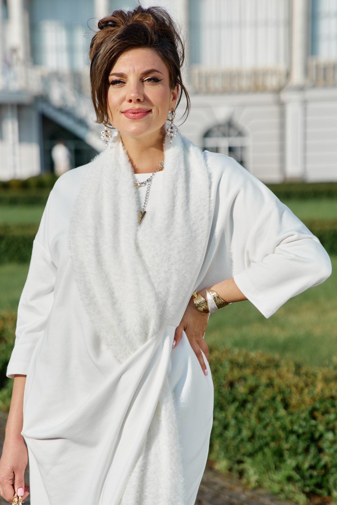 Платье Vittoria Queen 25473 молочные - фото 4