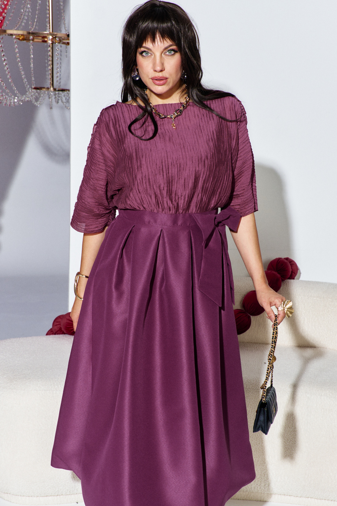 Платье Vittoria Queen 26913/1 винный