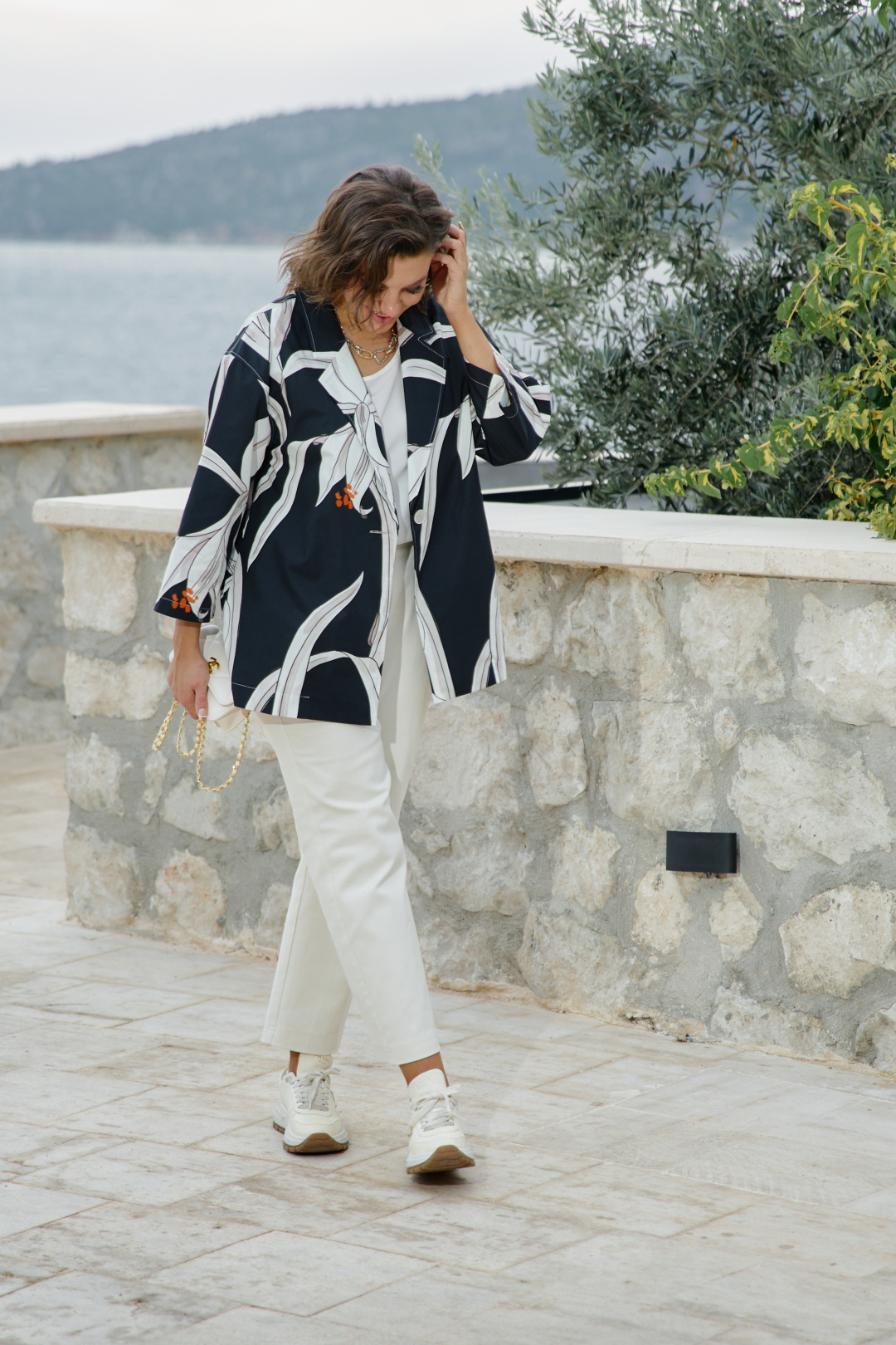 Жакет Vittoria Queen 27193 черный+кремовый - фото 2