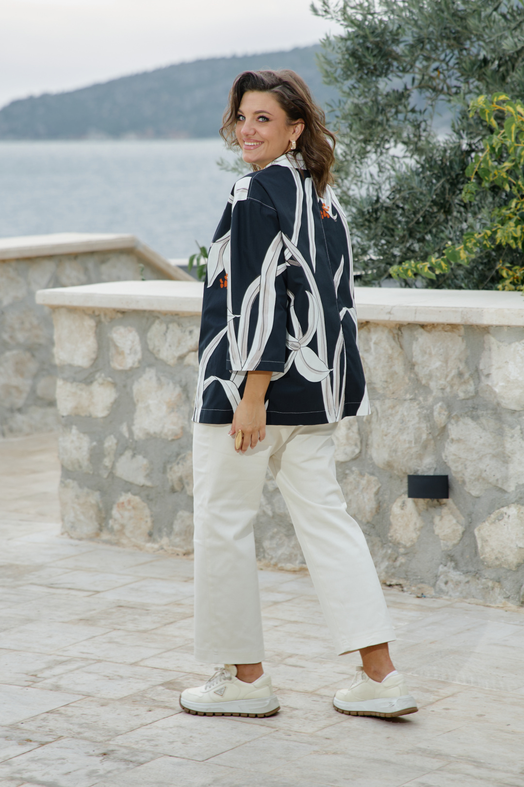 Жакет Vittoria Queen 27193 черный+кремовый - фото 5