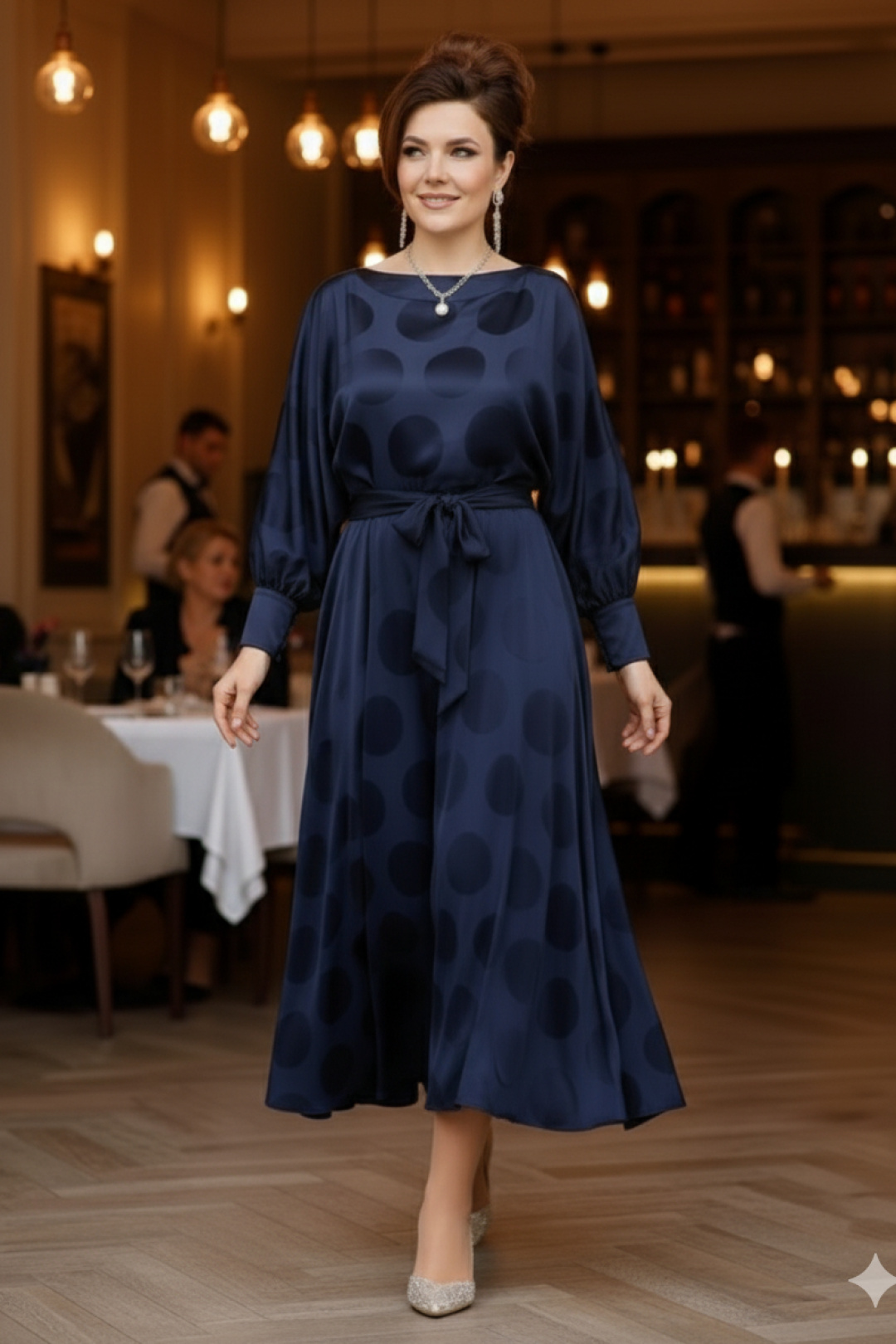 Платье Vittoria Queen 27733 темно-синий - фото 2