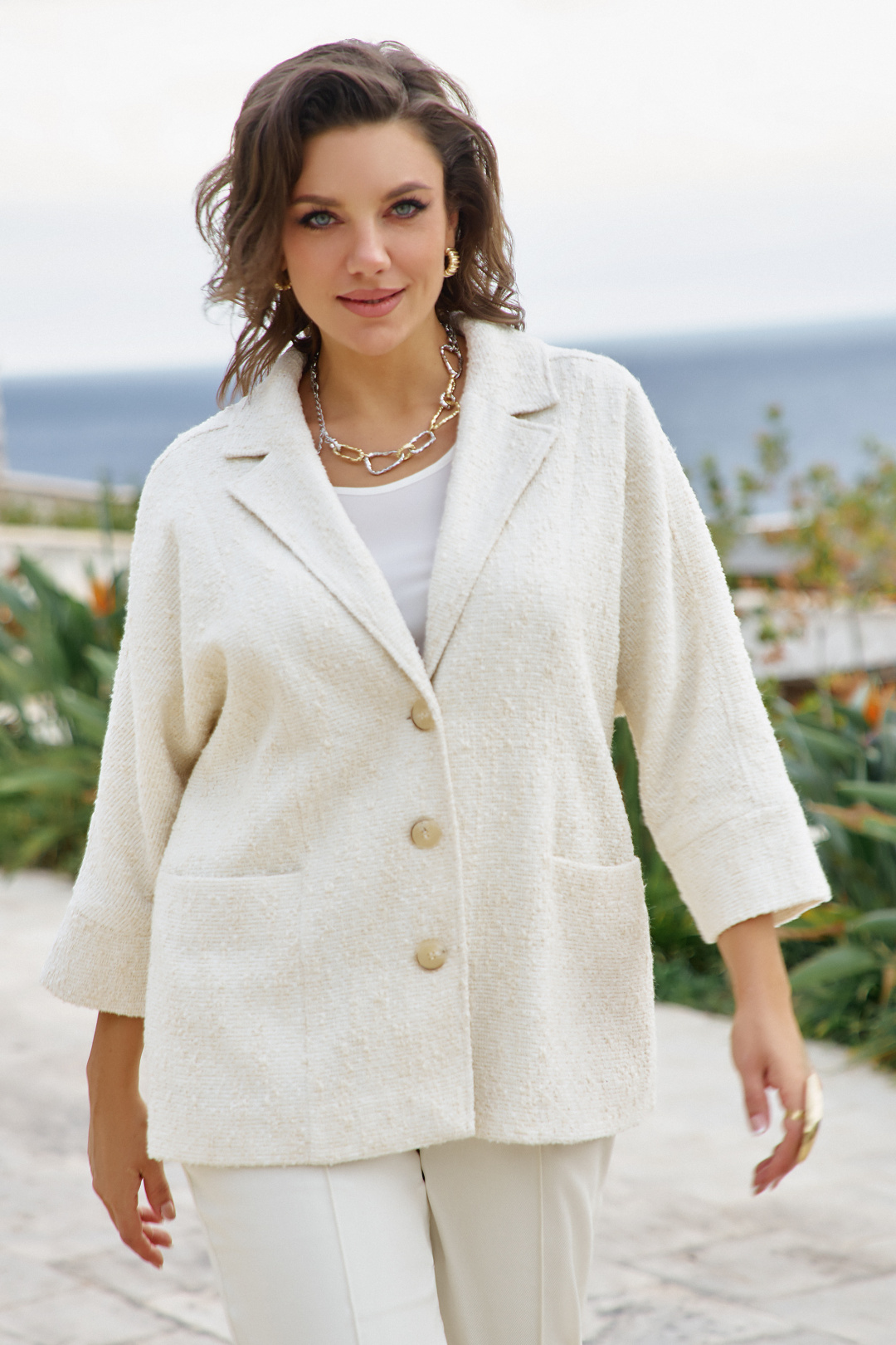 Жакет Vittoria Queen 27923ж экрю