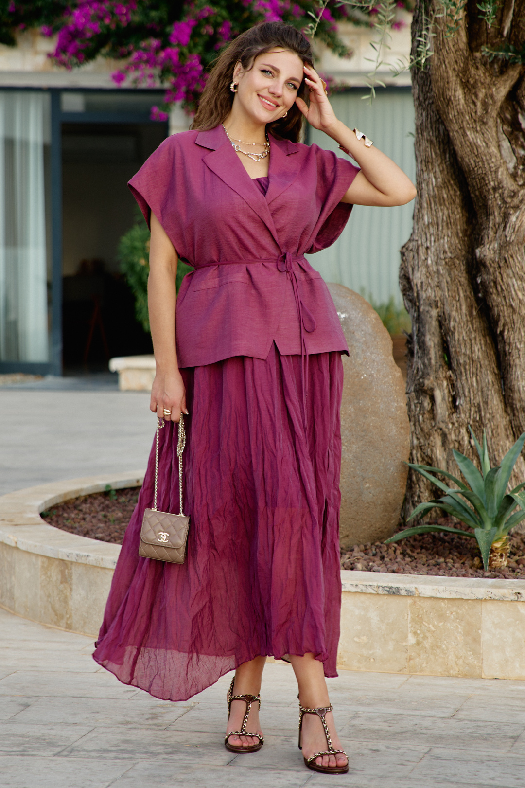 Костюм Vittoria Queen 28013 винный - фото 1