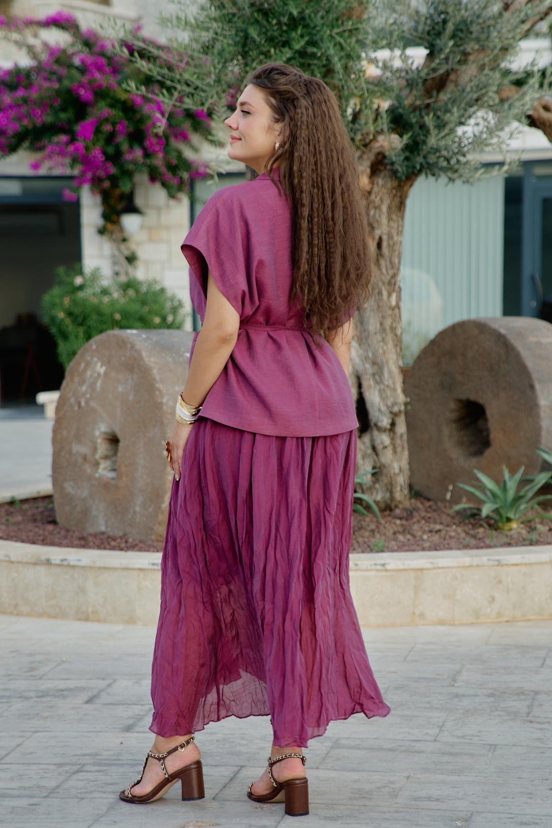 Костюм Vittoria Queen 28013 винный - фото 6