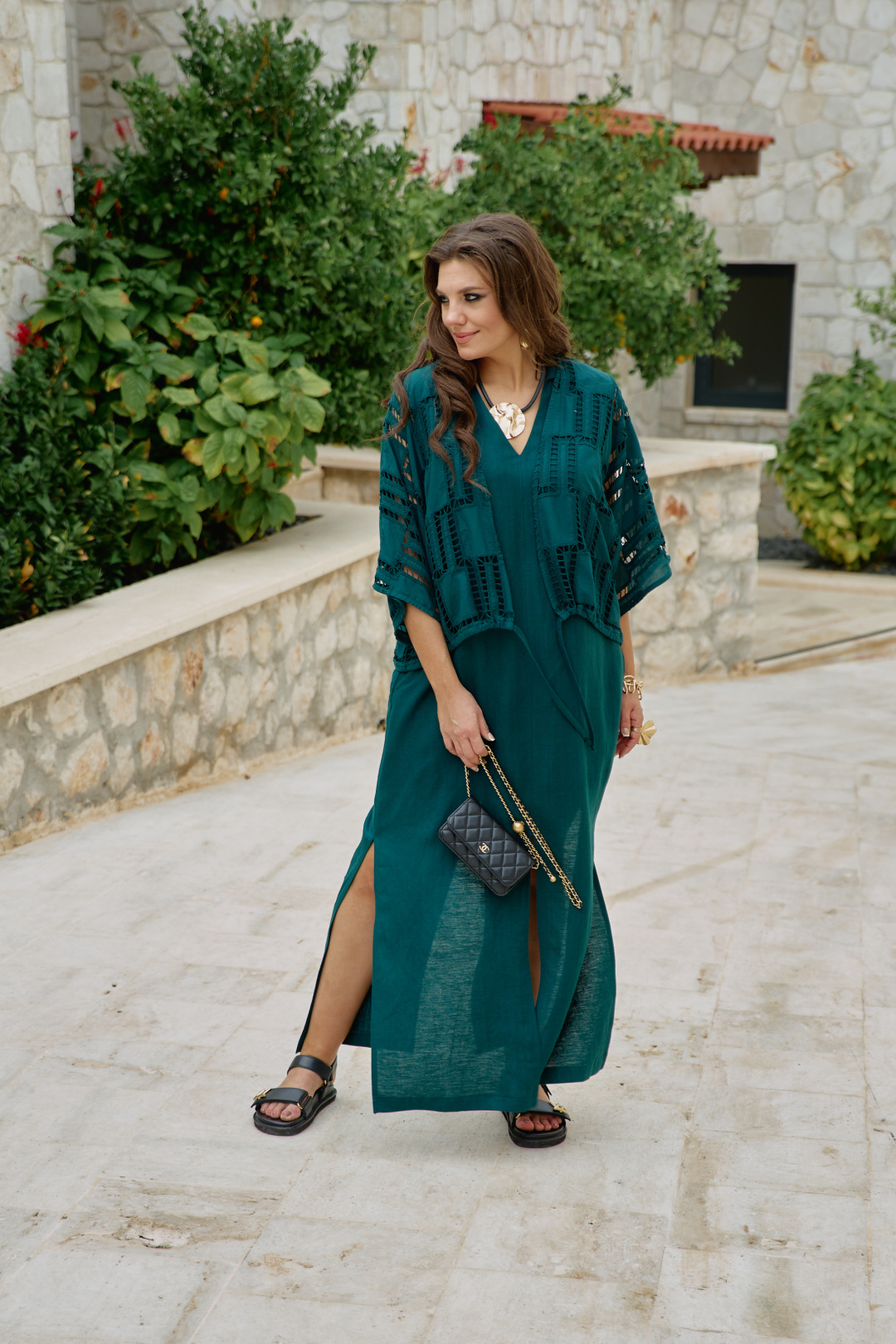 Костюм Vittoria Queen 28053 изумрудный - фото 1