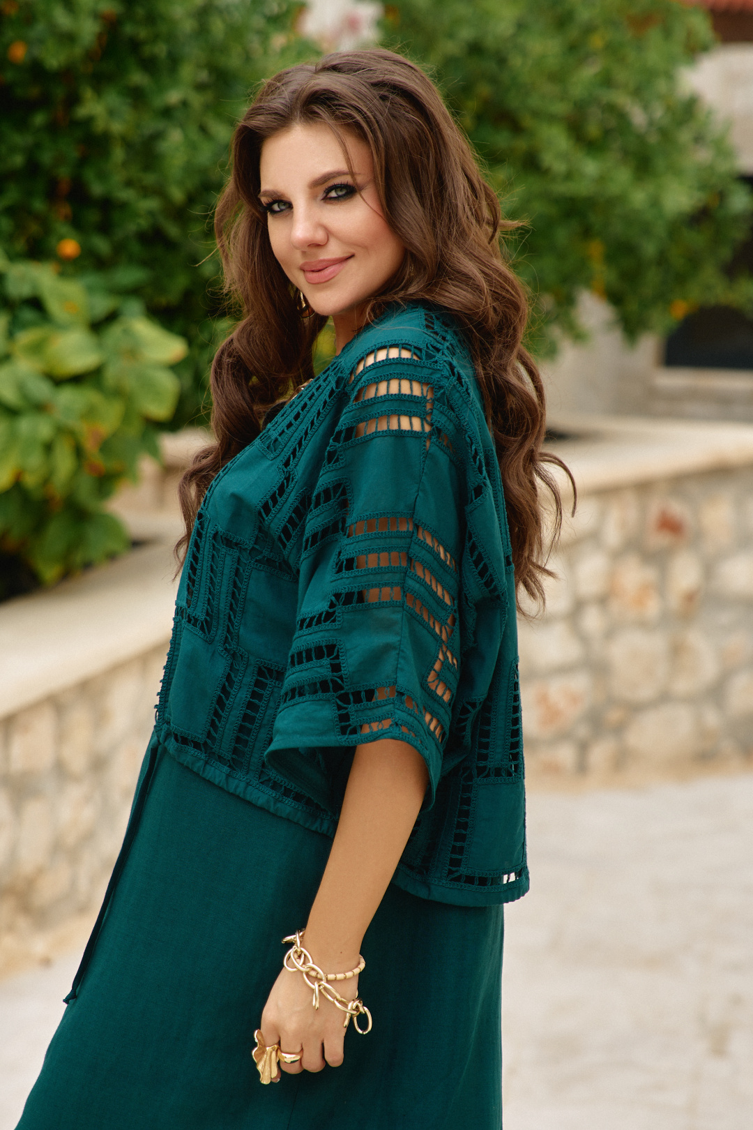 Костюм Vittoria Queen 28053 изумрудный - фото 4